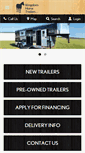 Mobile Screenshot of kingdomhorsetrailers.com